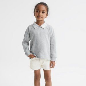 REISS MILA JR JUNIOR DENIM SHORTS